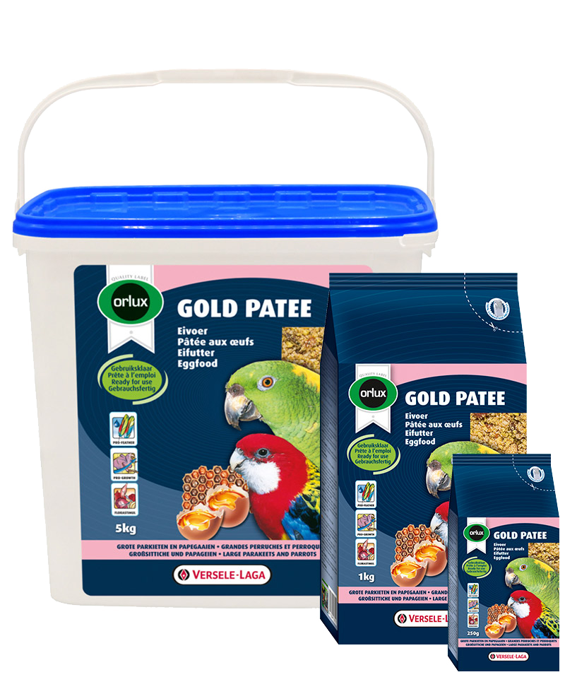 GOLD PATEE GROTE PARKIETEN & PAPEGAAIEN 5KG