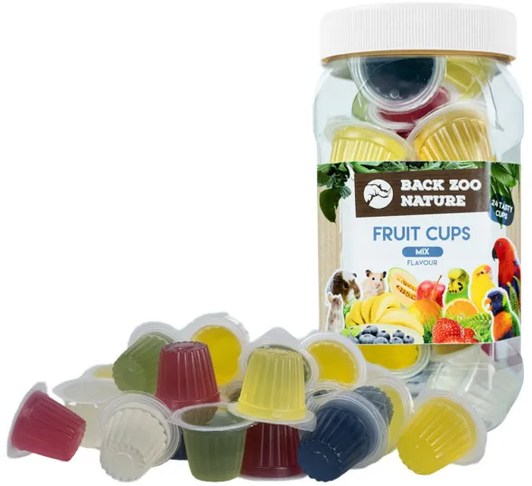 Coupelles de fruits mix 24 pcs - BACK ZOO NATURE 