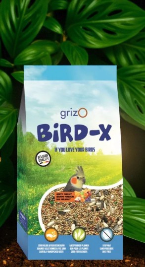 Mélange Bird-x Grandes Perruches – Aliment de base Belge avec Fruits & Vitamines – Sans Poussière