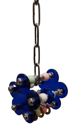 [AC-80 small] Acryl Hanger Bloem – Duurzaam speelgoed voor alle papegaaien