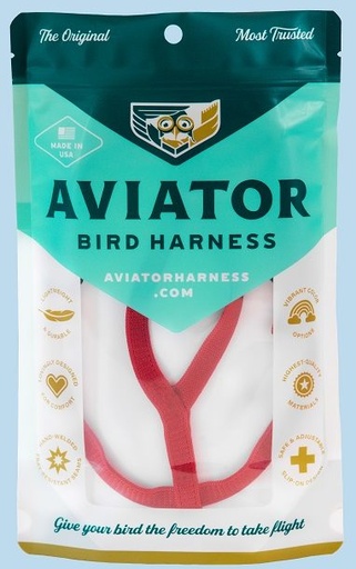 Harnais Aviator Medium Rouge
