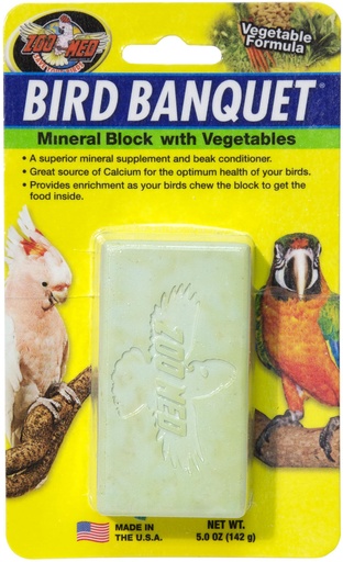 [106085000] MINERAL BLOCK met groenten LARGE